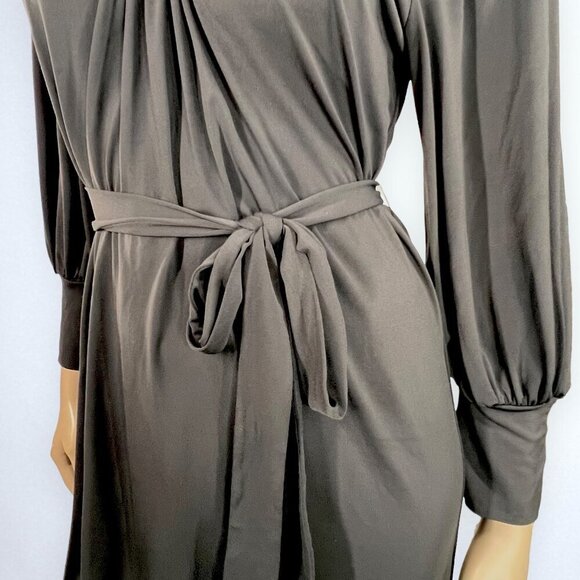 BCBGMAXAZRIA XS Long Sleeve Black Dress Goth Emo Whimsigoth - Picture 8 of 11